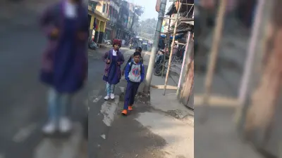 दिन में खिली धूप तो ठंड से मिली राहत
