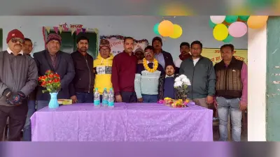चाकड़ी के सहायक अध्यापक को दी गयी विदाई