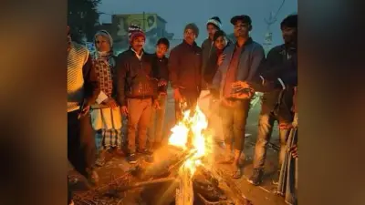 महागामा अंचल अधिकारी ने चौक-चौराहों जलवाया अलाव