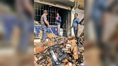 Ranchi News : वाइन शॉप में लगी आग, 45-50 लाख रुपये की शराब जल कर बर्बाद