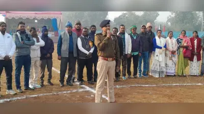 फुटबॉल का पहला मुकाबला बहादुरगढ़ ने 2-0 गोल से जीता