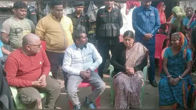 अलाव की चिंगारी से फैली आग में झुलसने से अधेड़ की मौत