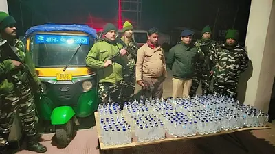 नेपाली शराब के साथ तस्कर गिरफ्तार