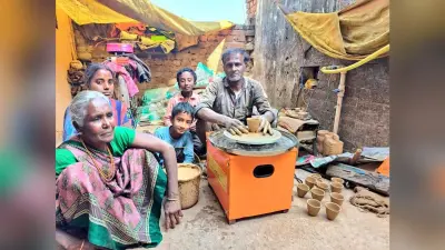 सोलर इलेक्ट्रिक चाक से चमक रही कुम्हारों की किस्मत