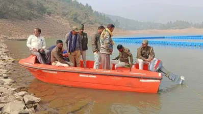 मगरमच्छ की खोज में वन विभाग की टीम ने किया रेसक्यू , नहीं मिली सफलता