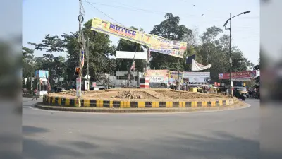 शहर के गोलचक्कर के नामकरण को लेकर राजनीति चमकाने की कोशिश, प्रशासन मौन, टाटा स्टील भी पशोपेश में