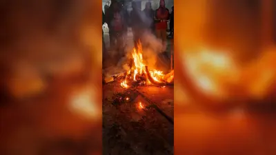 एससी-एसटी एसोसिएशन ने गृहमंत्री का फूंका पुतला