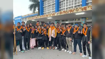 Lathi: राष्ट्रीय पारंपरिक लाठी प्रतियोगिता में झारखंड रनरअप