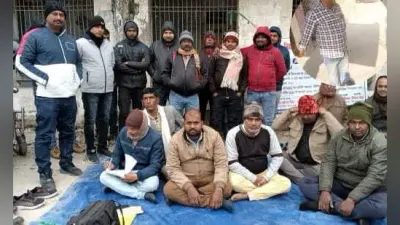 वेतन नहीं मिलने पर एंबुलेंस कर्मी हड़ताल पर