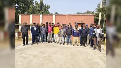 Munger news : आउटसोर्सिंग कर्मियों की हड़ताल पर विश्वविद्यालय प्रशासन मौन