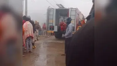 गावपुर में गोदाम में लगी आग, झुलस कर मालिक के पुत्र की मौत