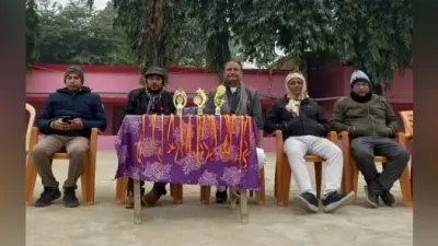 वालीबॉल प्रतियोगिता का किया गया आयोजन
