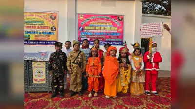 मोहिनी देवी मेमोरियल स्कूल में फैंसी ड्रेस प्रतियोगिता का आयोजन