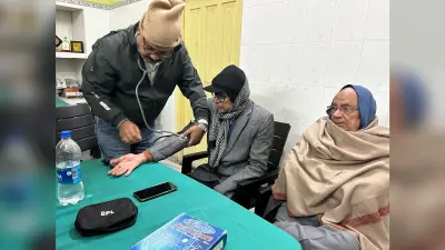 Lakhisarai news : शिविर में 168 मरीजों की हुई स्वास्थ्य व नेत्र जांच