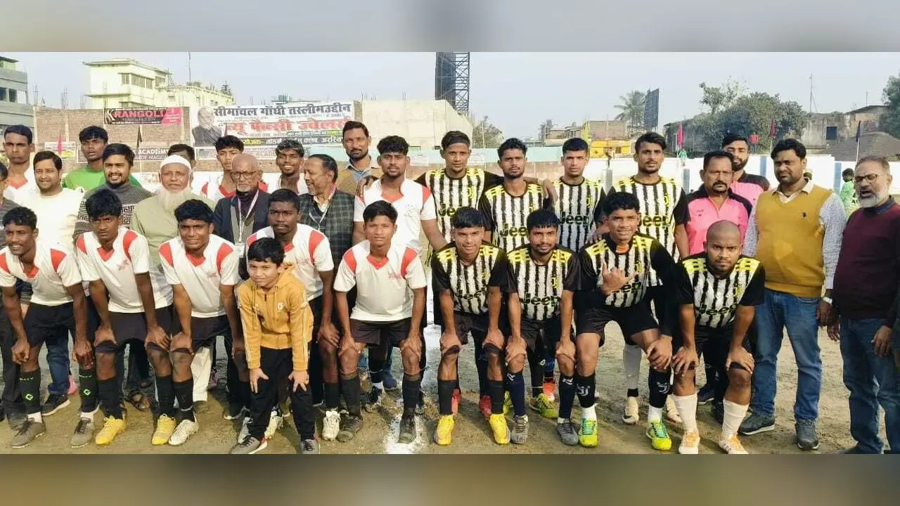 बक्सर टाउन क्लब ने बाग डोगरा को हराया