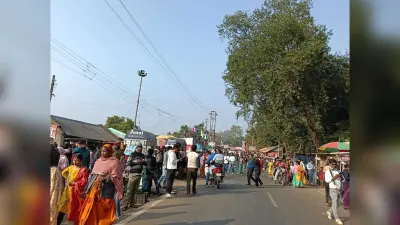 नया साल का पहला रविवार, मसानजोर दिखा पर्यटकों से गुलजार