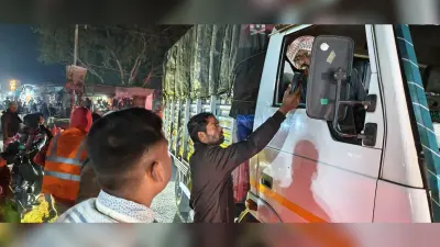 ब्रेथ एनालाइजर से वाहन चालकों की गयी जांच