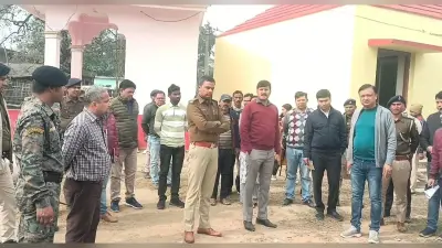 डीएम व एसपी ने बलुआ पंचायत में चल रहे योजनाओं का किया निरीक्षण