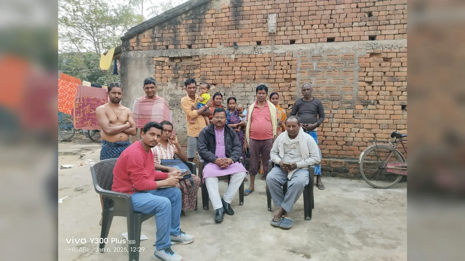 भाजपाइयों ने कुनाई टोला में चलाया सदस्यता अभियान