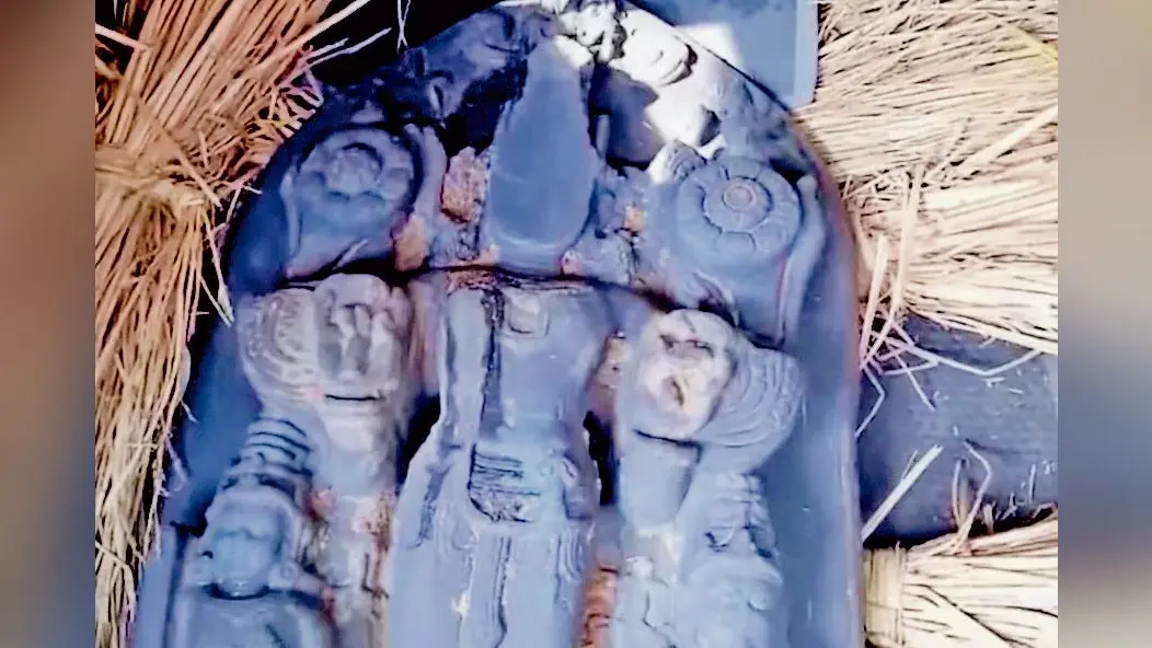 रायना में दामोदर से मिली सूर्यदेव की प्राचीन मूर्ति