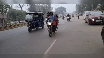 पूर्णिया में कोल्ड डे की नौबत, दिन में छाया अंधेरा