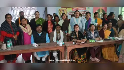 भाजपा महिला मोर्चा ने सुशील मोदी की जयंती पर लगाया स्वास्थ्य शिविर