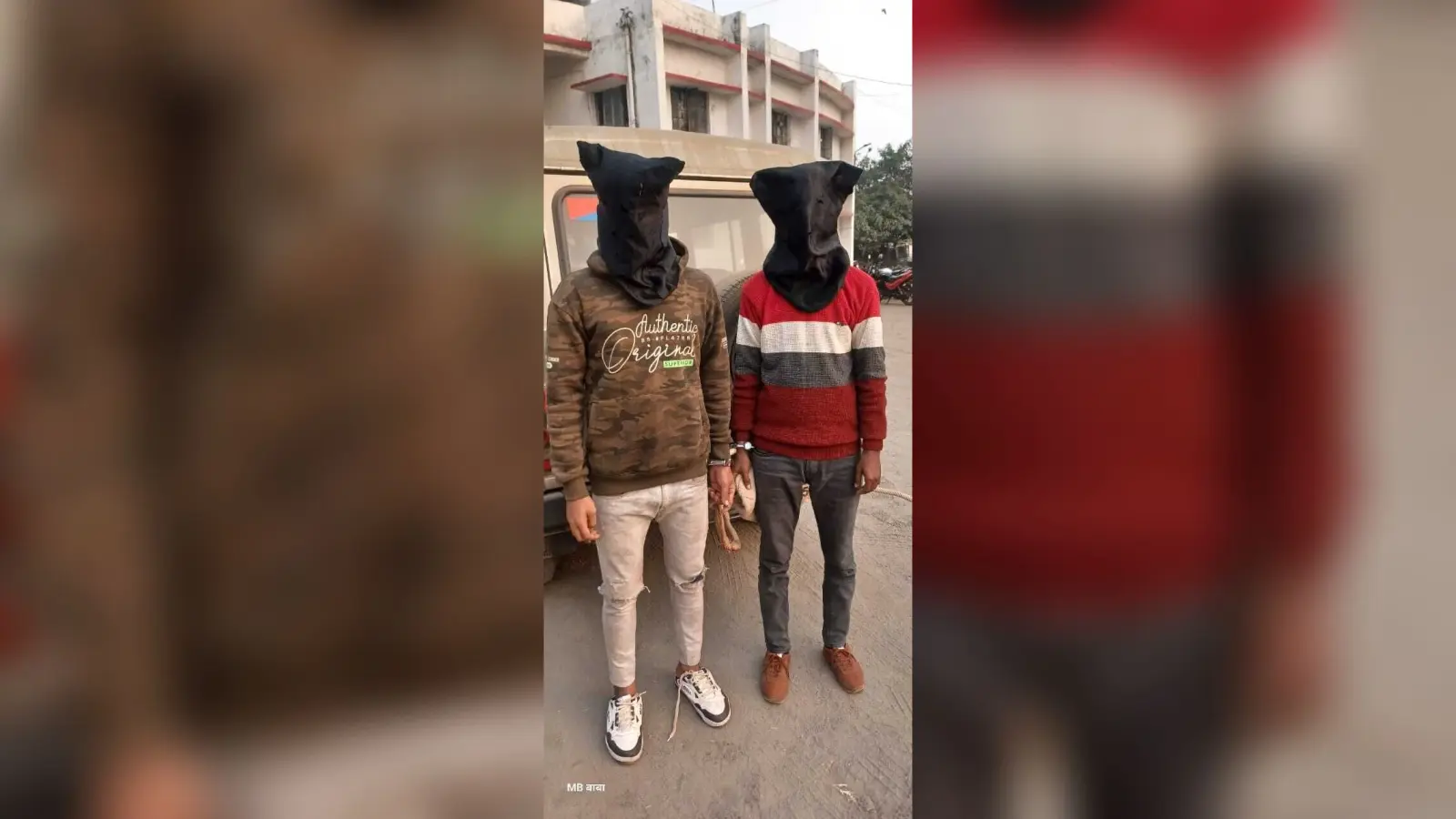 पुलिस की वर्दी में लूटपाट करने वाले दो आरोपियों को भेजा गया जेल