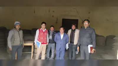 आइटीडीए निदेशक ने एफसीआइ गोदाम का लिया जायजा