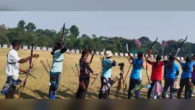 नेशनल गेम्स के लिए झारखंड के तीरंदाजों का प्रशिक्षण शिविर दस से