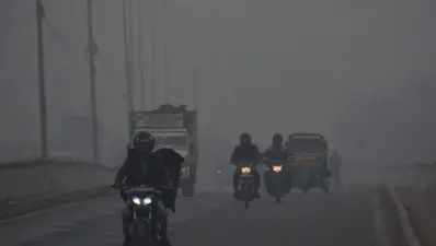 पटना शहर में बढ़ी ठंड