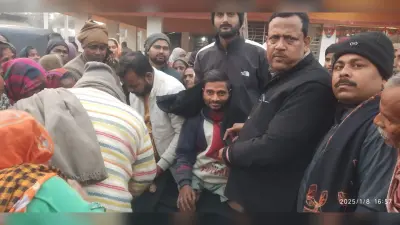 सांसद पप्पू यादव के प्रतिनिधि ने किया कंबल वितरण