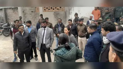 सीएम के आगमन को लेकर कार्यक्रम स्थल का डीएम ने किया दौरा