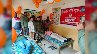 पुण्यतिथि पर रक्तदान शिविर का आयोजन