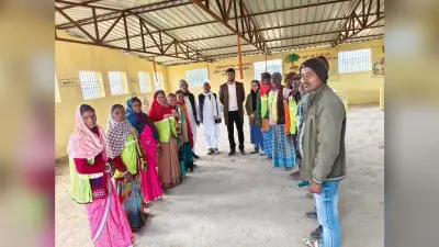 कचरा अपशिष्ट प्रसंस्करण इकाई का बीडीओ ने किया उद्घाटन