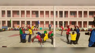 वार्षिक खेलकूद प्रतियोगिता में बच्चों ने किया बेहतर प्रदर्शन