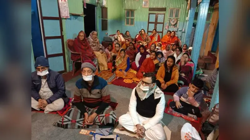 मुनिश्री आनंद कुमार व विकास कुमार का विशनपुर में हुआ भव्य स्वागत