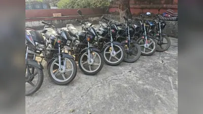 बाइक चोर गिरोह के मास्टरमाइंड साहबान गिरफ्तार, सात बाइकें जब्त