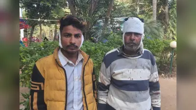 जमीन विवाद में पीटकर पिता व पुत्र के फोड़े सिर, केस