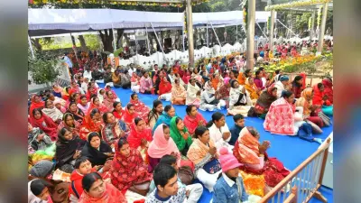 Deoghar News : श्रीश्री ठाकुर व बड़ मां की हुई पूजा, 50,000 अनुयायियों का समागम