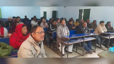 Deoghar news : अपार आइडी बनाने समेत अन्य कार्यक्रमों को लेकर शिक्षकों को कार्यशाला में दिया प्रशिक्षण