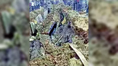 पानागढ़ में निर्माणाधीन ड्रेन धंसने से श्रमिक जख्मी