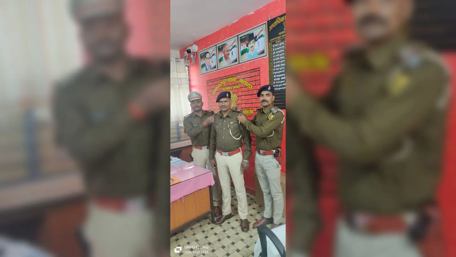 प्रोन्नति के बाद पीटीसी प्रभात चंद्र बने सहायक अवर निरीक्षक