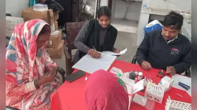 शिविर में गर्भवती महिलाओं की हुई प्रसव पूर्व जांच