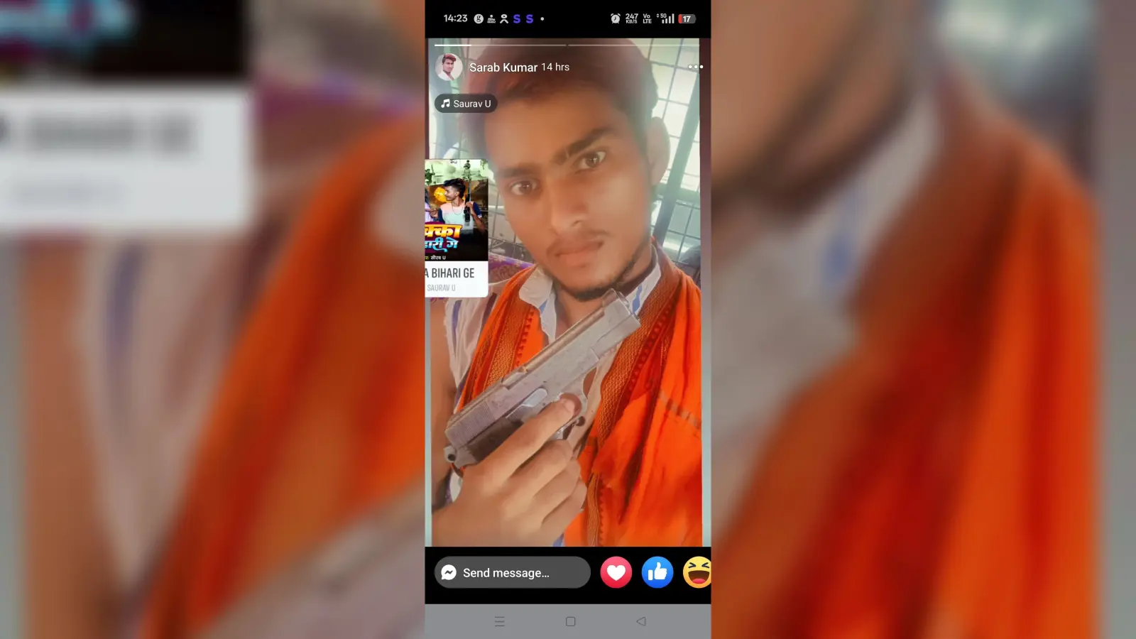 युवाओं में बढ़ा पिस्तौल के साथ सोशल मीडिया पर फोटो पोस्ट करने का क्रेज, कार्रवाई नगन्य