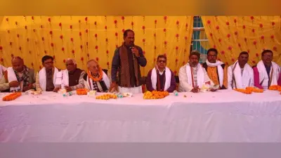 उदाकिशुनगंज पहुंचा कर्पूरी के विचारों को लेकर मुख्यमंत्री रथ