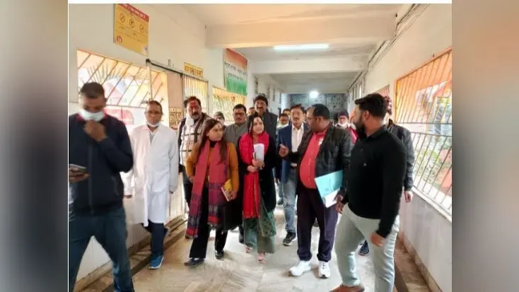 केंद्रीय टीम ने सीएचसी-पीएचसी की सुविधाओं का लिया जायजा