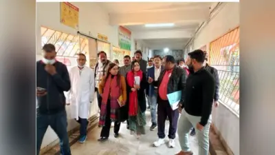 केंद्रीय टीम ने सीएचसी-पीएचसी की सुविधाओं का लिया जायजा