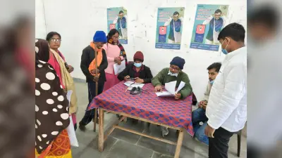 एलिम्को के चिकित्सीय दल ने की 88 वृद्ध व 312 दिव्यांगों की हेल्थ जांच