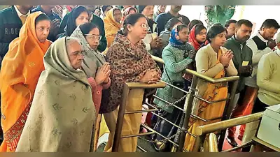 Ranchi News : बैकुंठ महोत्सव पर बालाजी मंदिर में लगी भक्तों की कतार