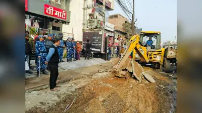 बोरिंग रोड तक हटा अतिक्रमण